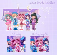 Image of KAWAII SAILORS STICKERS