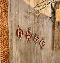 Image 3 of Ripple earrings - Desert no.2