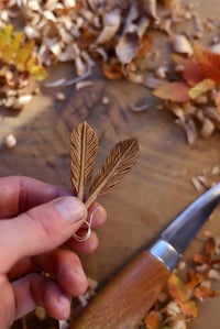Image 3 of Feather  Earrings 