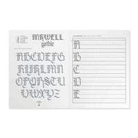 Image 13 of Inkwell Gothic Calligraphy Learning Manual
