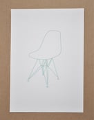 Image of Eames® Molded Plastic Side Chair Postcard