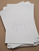 Image of Eames® Molded Plywood Chair Postcard