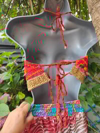 Image 6 of Bralette halter top red and shells