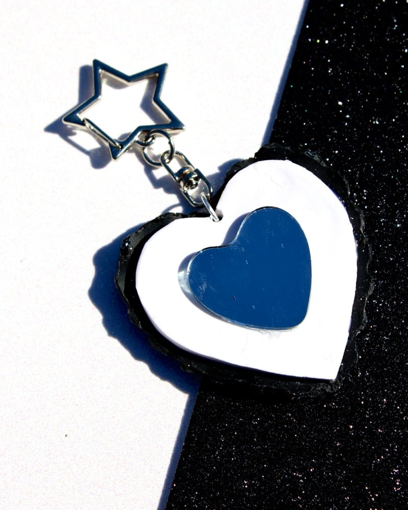 Image of FCK ICE Keychain Mirror