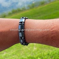 Image 4 of Magnetic Hematite Bracelet for Men (Just 1 left!) 
