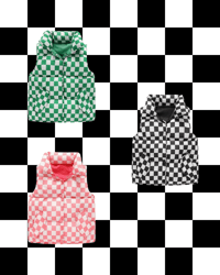 Image 3 of COAT: Checkerboard Body Warmer