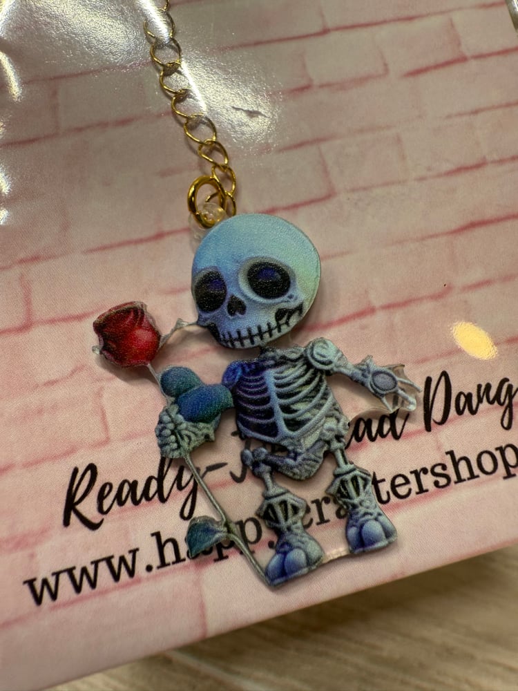 Image of Ready-To-Bead Dangle  -  Skeleton (GOLD)