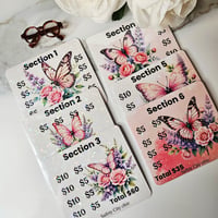 Image 3 of Pink Butterfly Savings Challenge A6