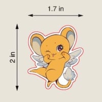 Image 2 of Kawaii Magical Lion Kero Vinyl Sticker - 2 Inch
