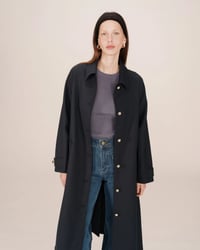 Image 4 of Abrigo Scott Azul Marino