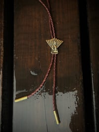 Howling Wolf Brass Bolo