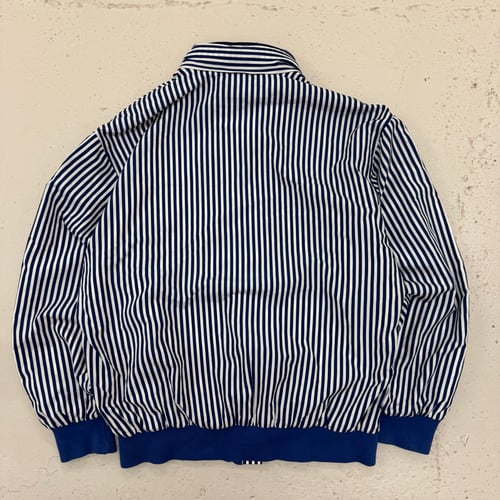 Image of 1980s Chemise Lacoste Striped Bomber Jacket, Size Large