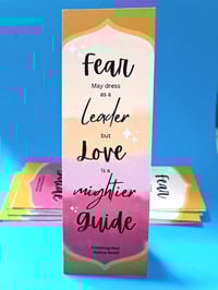 Love is a mightier guide Bookmark