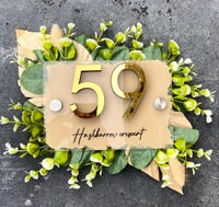 Image 1 of House sign - artifical 