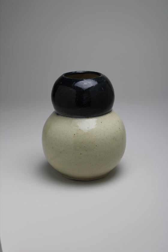 Image of Black & White Bubble Vase