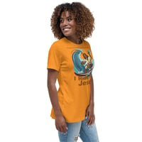 Image 10 of I Ride With Jesus Surfing Women's Relaxed T-Shirt