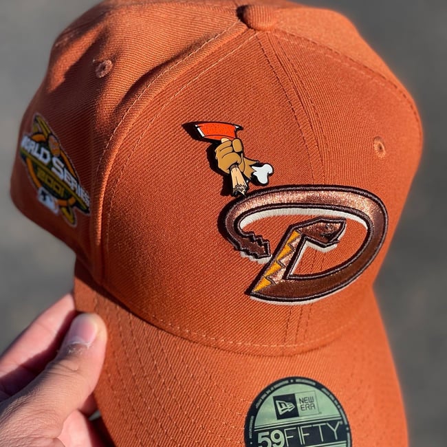 Bad To The Bone Pin - Pumpkin