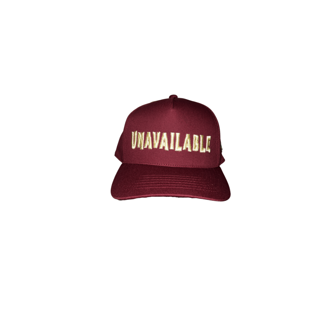 Image of Burgundy & Cream Snapback 