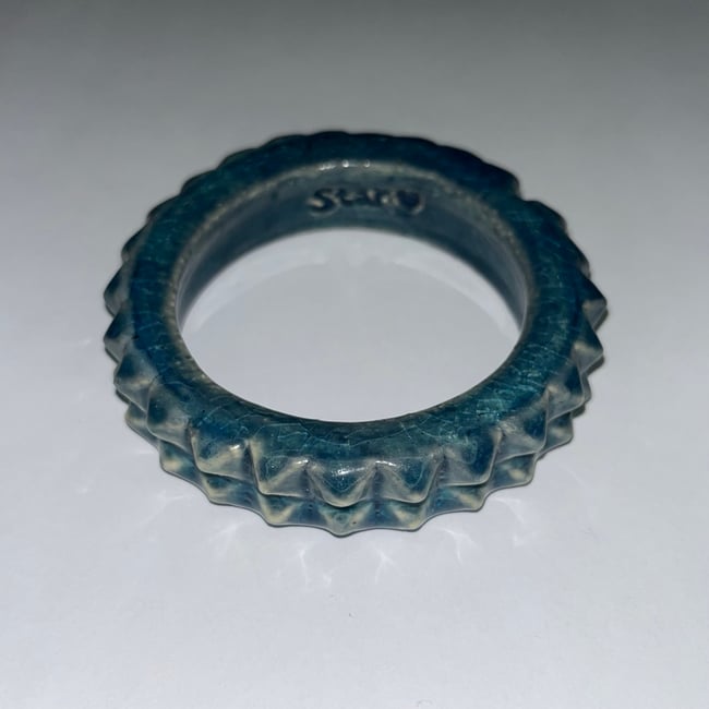 Dusty Blue Studded Bracelet