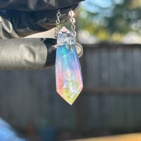 Image 3 of Crystal Pendant 4 - UV Opal Rainbow