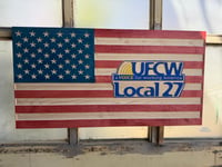 Image 3 of Custom Wooden Flag