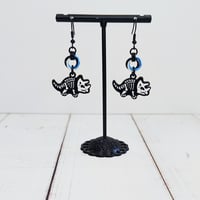 Image 2 of Skeletal Dino Earrings