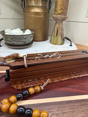Image of Katalox/Mahogany with Snakewood and Ebony inlay