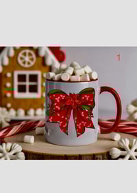 Image 1 of Holiday Bow Mug