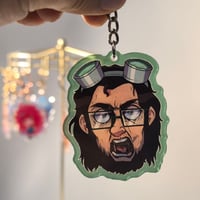 Image 2 of The Mad Scientist (Double sided acrylic keychain)