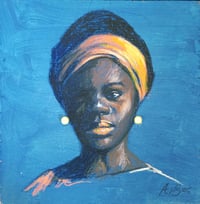 Sunday Sketch orange scarf