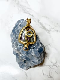 eudialyte mushroom pendant