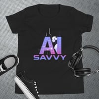 Image 2 of AI Savvy Youth Short Sleeve T-Shirt