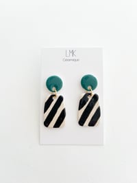Paire de boucles d'oreilles QUARRA canard