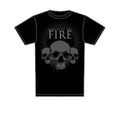 Image of Black Skull n' Bullets T-shirt