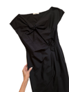 90s Prada black sheath dress