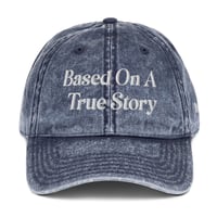Image 2 of Trubledera Based on a true story Vintage Cotton Twill Cap