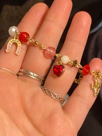 Image 1 of Cowgirl Charm link bracelet