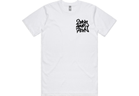 Image 2 of 247 White T-Shirt W/Gloss Black Writing 