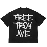 Image 3 of "Free Troy Ave" Tee - Black