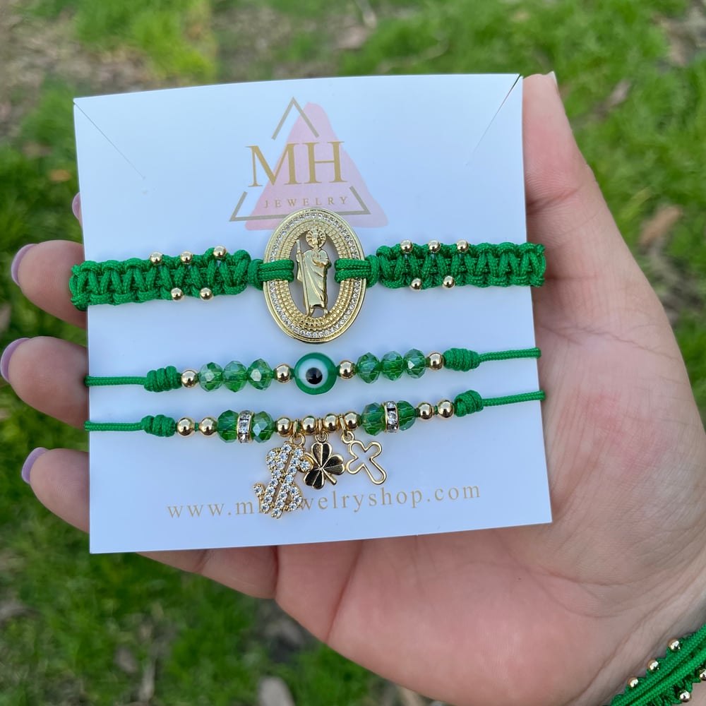 San Judas Bracelet Set