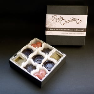 Image of Box of 9 Assorted Raw Chocolates