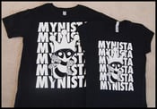 Image of "MYNISTA" King Bee Logo T [His and Hers/Black & White]