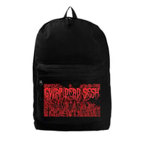 Gwap Dead Sesh Blk Backpack (red)