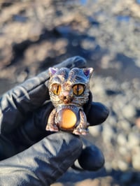 Image 1 of Electrum Kitty Pendant