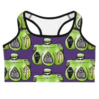 Image 1 of Spooky Crew Boobies Sports bra