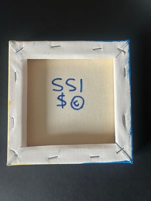 Image of SH!T SKULL canvas