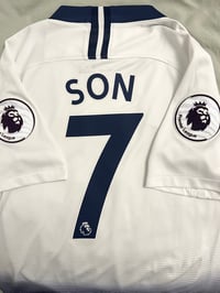 Image 1 of Tottenham Hotspur “SON 7” 2018/19 Home Shirt + patches (S)