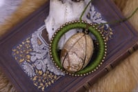 Image 2 of Green linen picture jasper necklace