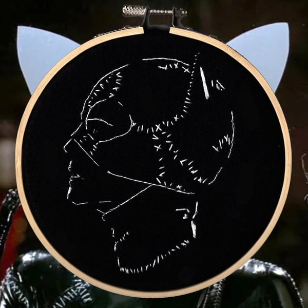 Image of Catwoman hoop