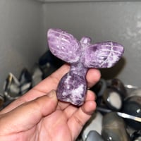 Image 3 of Lepidolite Angel Goddess 